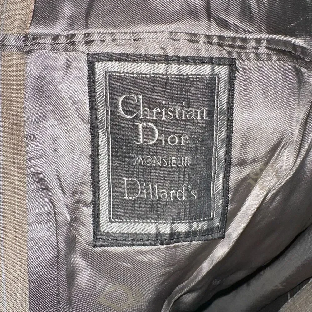Christian Dior Monsieur Dillard oatmeal 90’s sports jacket